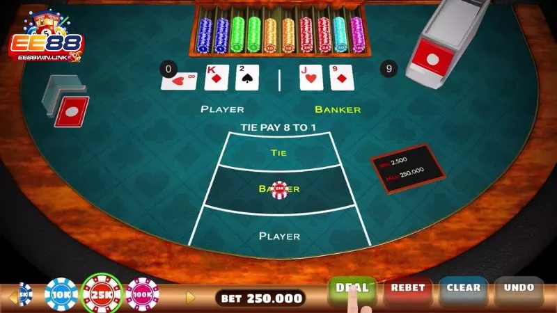 Khám phá thế giới Baccarat 3D tại EE88