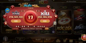 Đồ họa game Tài Xỉu MD5 ấn tượng, vạn người mê