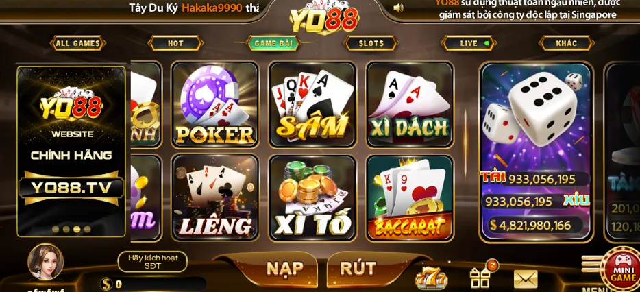 Khám phá nét hấp dẫn mà game bài Xì Dách Yo88 mang đến